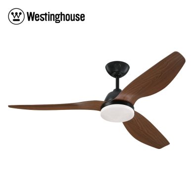 מאוורר תקרה ווסטינגהאוס מגנוליה שחור/עץ כהה 52 אינץ'