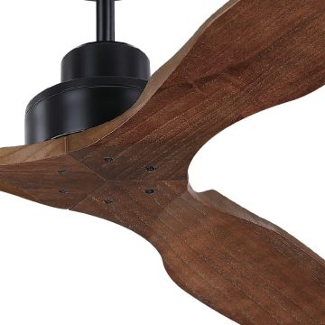 מאוורר תקרה סקרמנטו מעץ מהגוני אמיתי