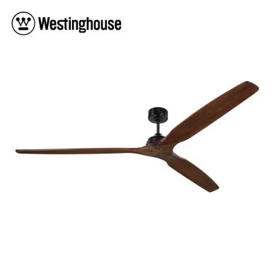 מאוורר תקרה ווסטינגהאוס DENVER שחור/עץ לחללים גדולים