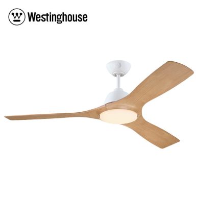 מאוורר תקרה ווסטינגהאוס לפרגולה JESSICA לבן/עץ עם שלט ותאורה