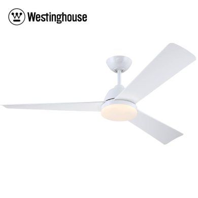מאוורר תקרה לפרגולה מהמותג האמריקאי ווסטינגהאוס דגם אושן בצבע לבן IP66