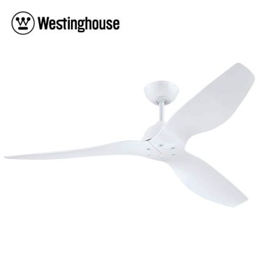 מאוורר תקרה מוגן מים AQUA לפרגולה בצבע לבן