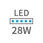 28W כולל לד מובנה 28W כולל לד מובנה