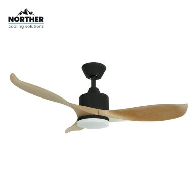 מאוורר תקרה נורטר פרימו 42 אינץ' שחור/עץ