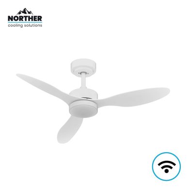 מאוורר תקרה 42" VERMONT WIFI בצבע לבן