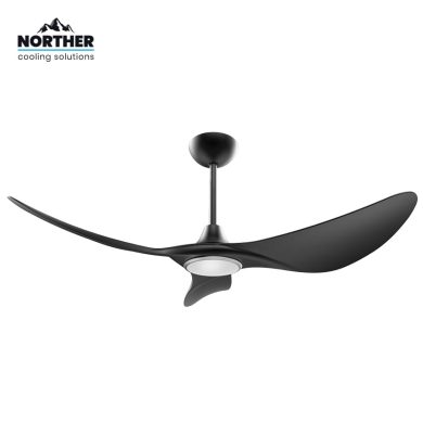 מאוורר תקרה נורטר ויטוריה 52 אינץ' שחור