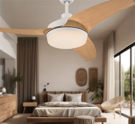 קטגוריית מאוורר תקרה לחדר שינה